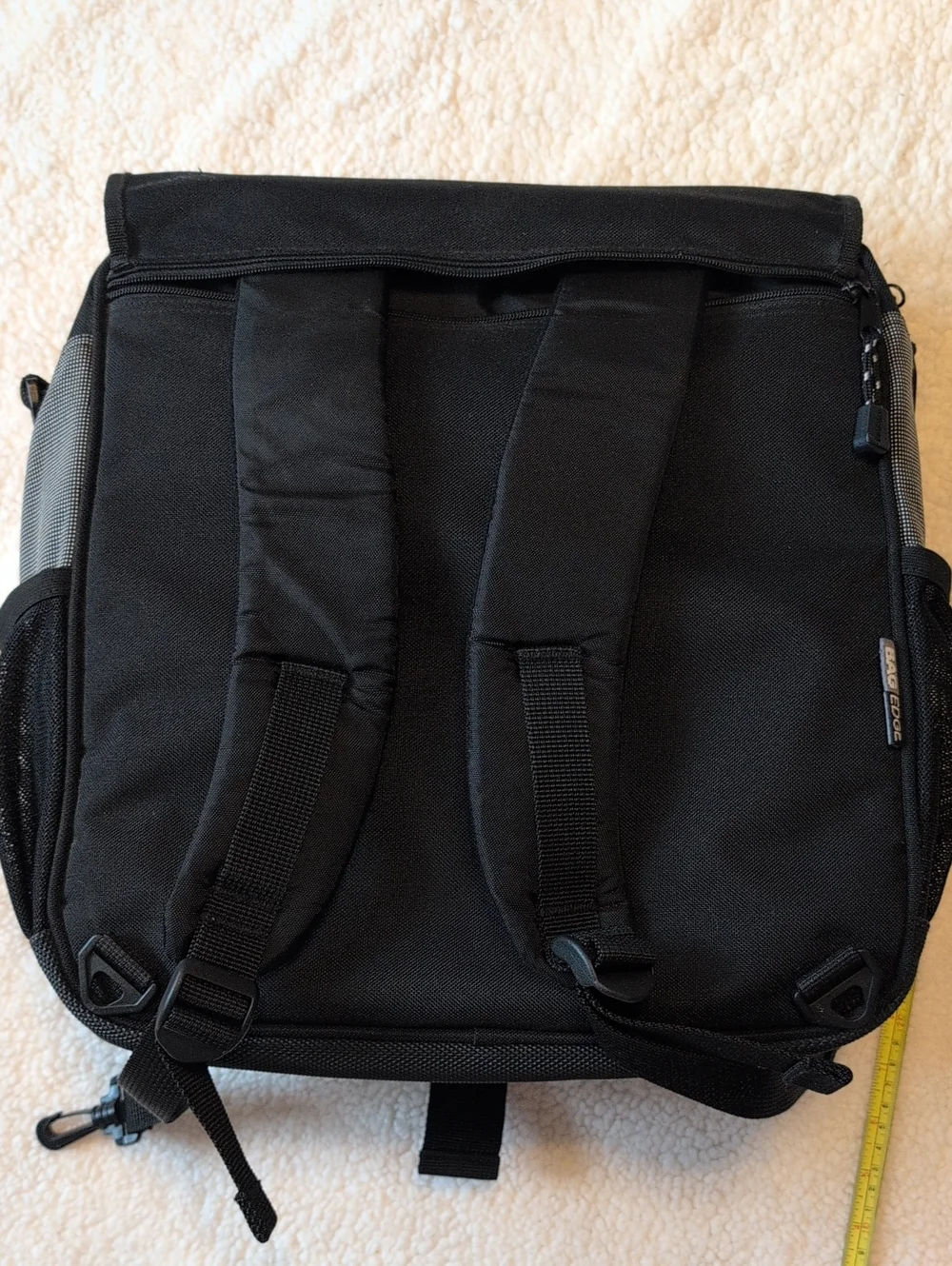 Black Swiss Messenger Bag / Backpack